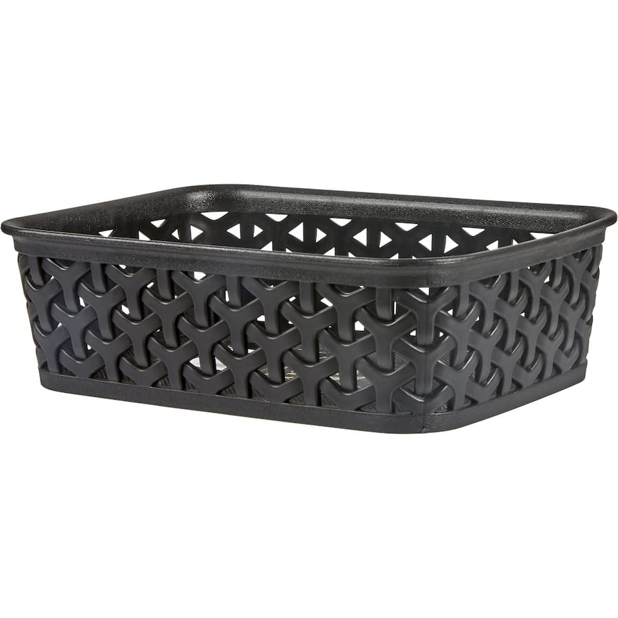 Stylish Ambry Basket Small Weave for versatile storage, perfect for books, pet supplies, and decluttering any space.