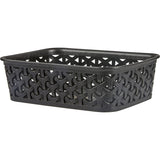 Stylish Ambry Basket Small Weave for versatile storage, perfect for books, pet supplies, and decluttering any space.