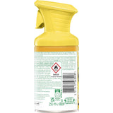 Air Wick Pure Air Freshener Spray in White Vanilla eliminates odors with a fine mist, leaving your space fresh and cozy.