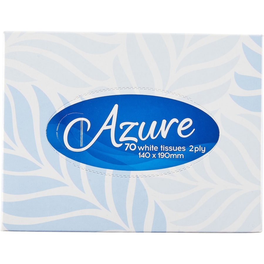 Azure Tissues Travel Pk 2ply 70pack
