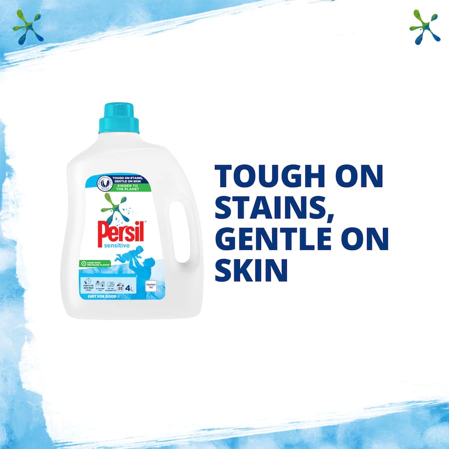 Persil Front & Top Loader Laundry Liquid Sensitive 4L