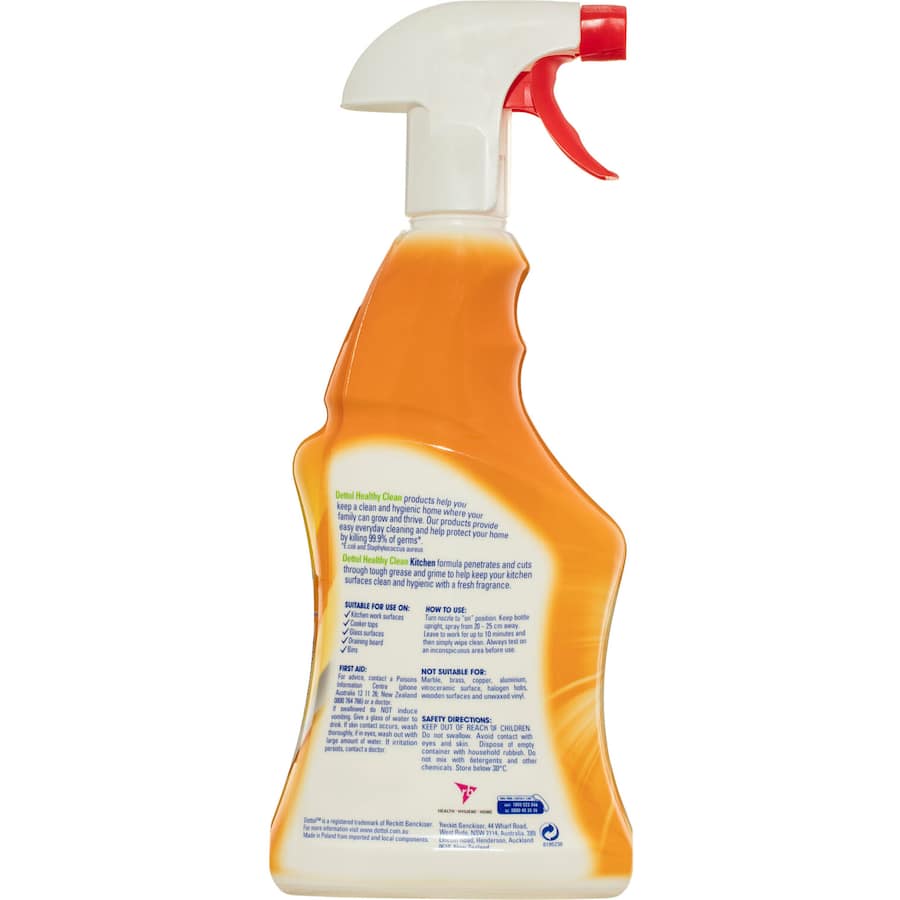Dettol Healthy Clean Kitchen Cleaning Spray Antibacterial Trigger 500mL