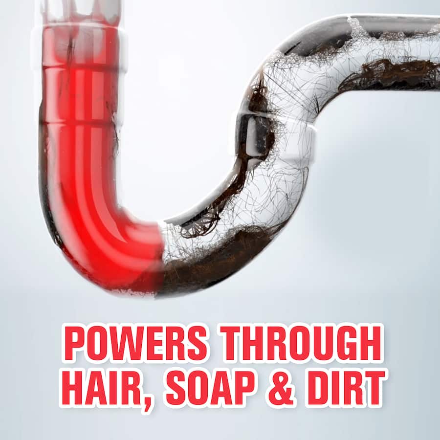 Easy Off Bam Drain Cleaner Turbo Gel eliminates tough clogs and bacteria in drains, starting to work in just 5 minutes.