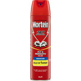 Odourless Mortein Fly Spray for effective insect control, safe for homes with children and pets, kills various flying pests.