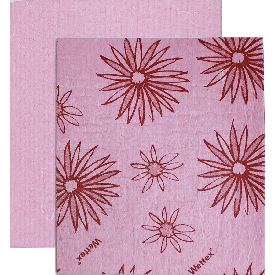 Colorful Wettex Cleaning Cloths in yellow, pink, and green; super absorbent and eco-friendly, perfect for efficient cleaning.