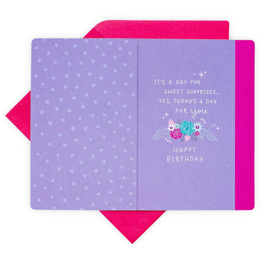 Colorful Hallmark unicorn birthday card for females, perfect for celebrating special birthdays with heartfelt wishes.