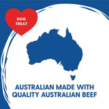 Love Em Dog Treats Beef Jerky Tomato: Grain-free, meaty, chewy treats with tomatoes, Omega 3 & 6 for healthy skin and coat.
