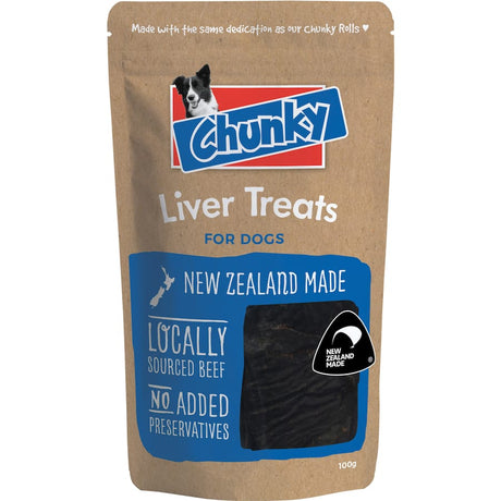 Crunchy, chewy liver bites made with all-natural ingredients, perfect for training and rewarding your dog.