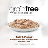 Fussy Cat Wet Cat Food Pate & Pieces Pouches 12x80g