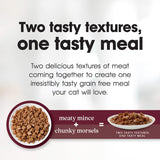 Fussy Cat Grain Free Wet Cat Food Mince & Morsels Tray 12x80g