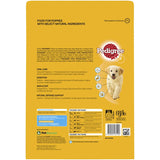Pedigree Puppy Dry Dog Food Chicken & Rice 2.5kg bag, formulated for optimal puppy growth and essential nutrition.