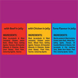 Whiskas Wet Cat Food Mixed Favourites In Jelly Pouch 18x85g