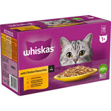 Whiskas Wet Cat Food Chicken Favourites In Jelly Pouch 18x85g