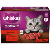 Whiskas Wet Cat Food Meaty Cuts In Gravy Pouch 15x85g