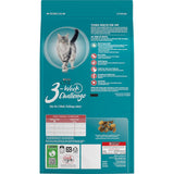 Purina One Dry Cat Food with Salmon & Tuna, high in protein, supports immune health and promotes vibrant skin and coat.
