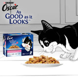 Tender, meaty kitten wet food in savory jelly, packed with Omega 6, vitamins D and E for healthy growth and nutrition.