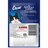 Gourmet cat food featuring tender beef in savory jelly, packed with Omega 6 and essential vitamins for healthy cats.
