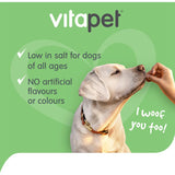 Vitapet Jerhigh Dog Treats Chicken & Bacon Sticks - Premium dog treats made with real meat, ideal for training and rewards.