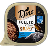 Premium wet cat food featuring tender tuna in savory gravy, perfect for discerning felines and picky eaters.