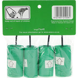 Eco-friendly biodegradable dog poop bags, durable and easy to tear, perfect for responsible pet owners.