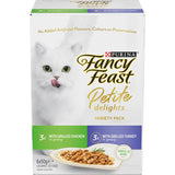 Fancy Feast Petite Delights Wet Cat Food Chicken & Turkey Pouch 6x50g