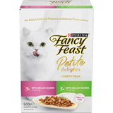 Fancy Feast Petite Delights Wet Cat Food Salmon & Chicken Pouch 6x50g