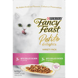 Fancy Feast Petite Delights Wet Cat Food Salmon & Chicken Pouch 6x50g