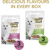 Fancy Feast Petite Delights Wet Cat Food Salmon & Chicken Pouch 6x50g