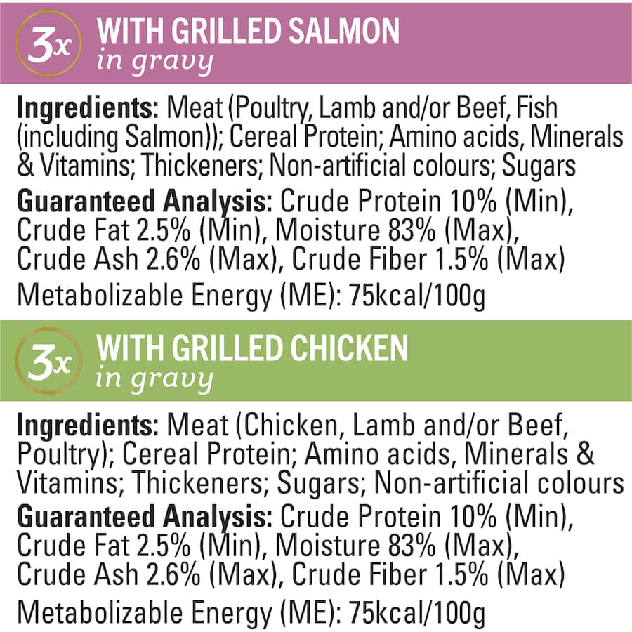 Fancy Feast Petite Delights Wet Cat Food Salmon & Chicken Pouch 6x50g