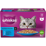 Whiskas Wet Cat Food Tuna Favourites Jelly Pouch 18x85g