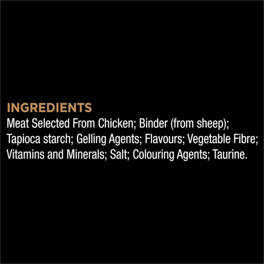 Savory chicken chunks in rich gravy for cats, providing essential nutrients and delightful taste for all ages.