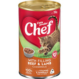 Chef Classic Wet Cat Food Beef & Lamb Casserole Tin 700g