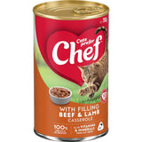 Chef Classic Wet Cat Food Beef & Lamb Casserole Tin 700g