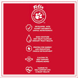Gourmet wet cat food with hearty beef and venison, providing complete nutrition for a healthy, happy feline.