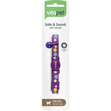 Vitapet Deluxe Cat Collar with adjustable fit, bell for safety, and elastic strip for secure outdoor adventures.