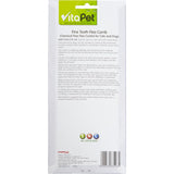Fine-toothed flea comb for dogs and cats, removing fleas, larvae, and tangles safely and effectively.