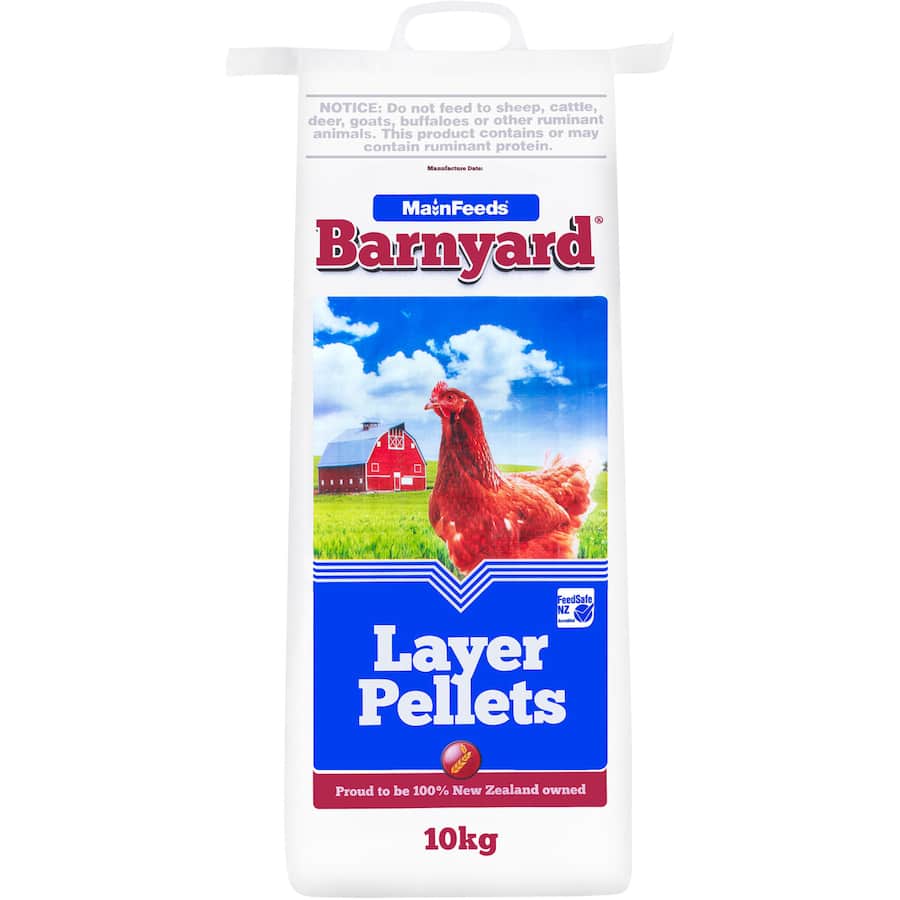 Barnyard Pet Food Poultry Feed Layer Pellets promote healthy laying hens with essential nutrients for optimal egg production.