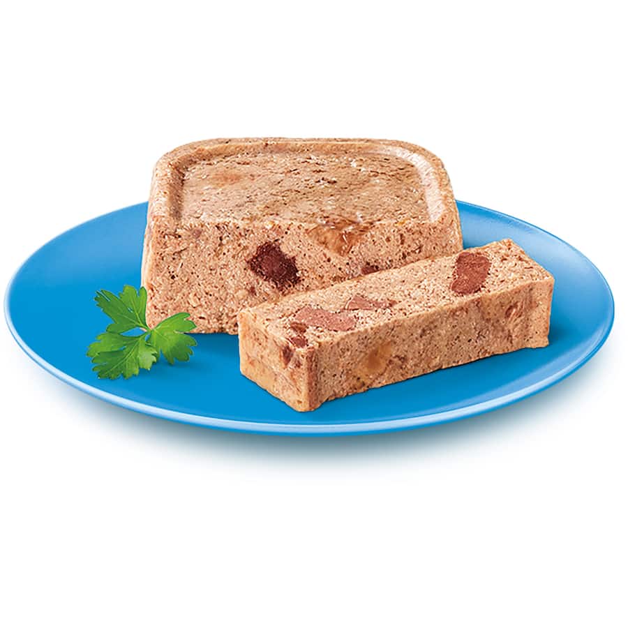 My Dog Wet Dog Food Chicken Supreme Meaty Loaf, 6 trays of tender chicken, grain-free, complete nutrition for dogs.