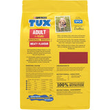 Premium dry dog food featuring high-quality proteins and meaty flavor, ideal for all breeds and sizes.
