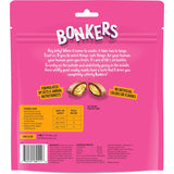 Delicious Bonkers Cat Treats Chicken with a crunchy outer layer and gooey center, made with high-quality chicken protein.