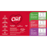 Chef Classic Wet Cat Food Loaf Mixed Selection with three meaty flavors, providing a nutritious, grain-free meal for cats.