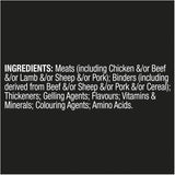 Gourmet wet cat food with tender lamb pieces in rich gravy, perfect for elevating your cat's mealtime experience.