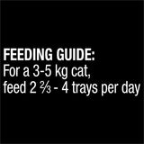 Gourmet wet cat food featuring tuna morsels in creamy mornay sauce with cheese, perfect for adult and senior cats.