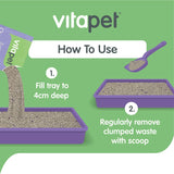 Lavender-scented biodegradable cat litter that clumps tightly for easy scooping and effective odour control.