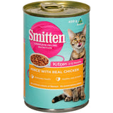Smitten Kitten Chicken Mince wet cat food offers nutritious, tasty meals with essential vitamins for healthy cats.
