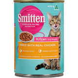 Smitten Kitten Wet Cat Food Chicken Mince: nutritious chicken recipe for healthy cats, rich in vitamins, minerals, and Omega 6.