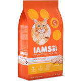 Iams Dry Cat Food Chicken features chicken as the #1 ingredient, promoting healthy digestion and complete nutrition for cats.