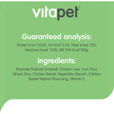 Vitapet Chewz Rawhide Dog Treats with Chicken & Liver, high protein, low fat, promote dental health and satisfy chewing instincts.