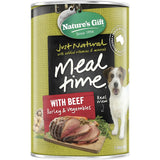 Nature's Gift Wet Dog Food with beef, barley, and vegetables offers delicious, nutrient-rich meals for happy, healthy dogs.