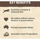Natures Goodness Grain Free Dry Dog Food with Chicken and Lamb, rich in protein and nutrients for healthy digestion and strong muscles.